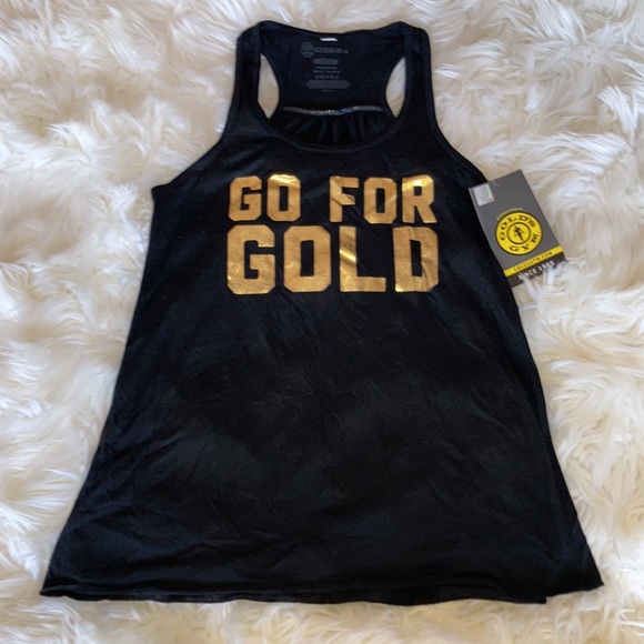 GOLD’S GYM Black Racerback Swing Tank M - Picture 5 of 10